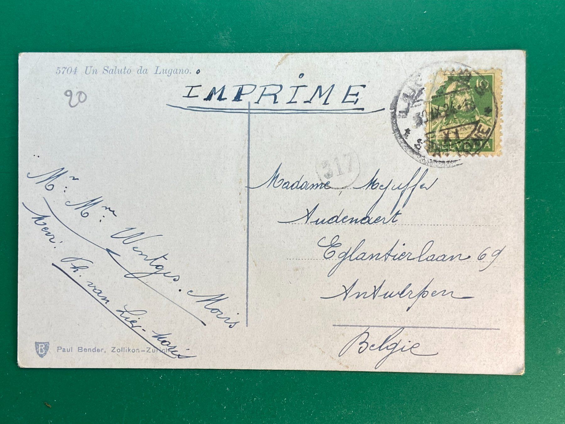 Cartes postales: Lugano – D'occasion à Steg VS par danwer74 1