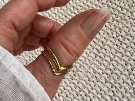 Bague en acier inox design