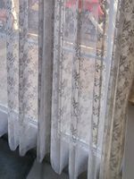Vorhang  200 x 222 cm BxL  weiss mit Gleiter