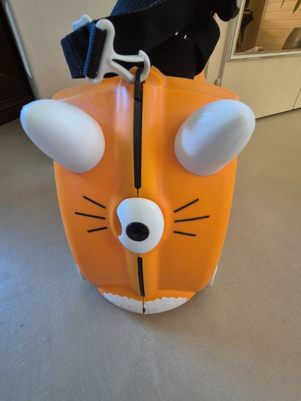 Trunki Reisekoffer: Trunki-Trolli,  Kinderkoffer orange mit Rollen – Gebraucht aus Dietikon von grafad 1