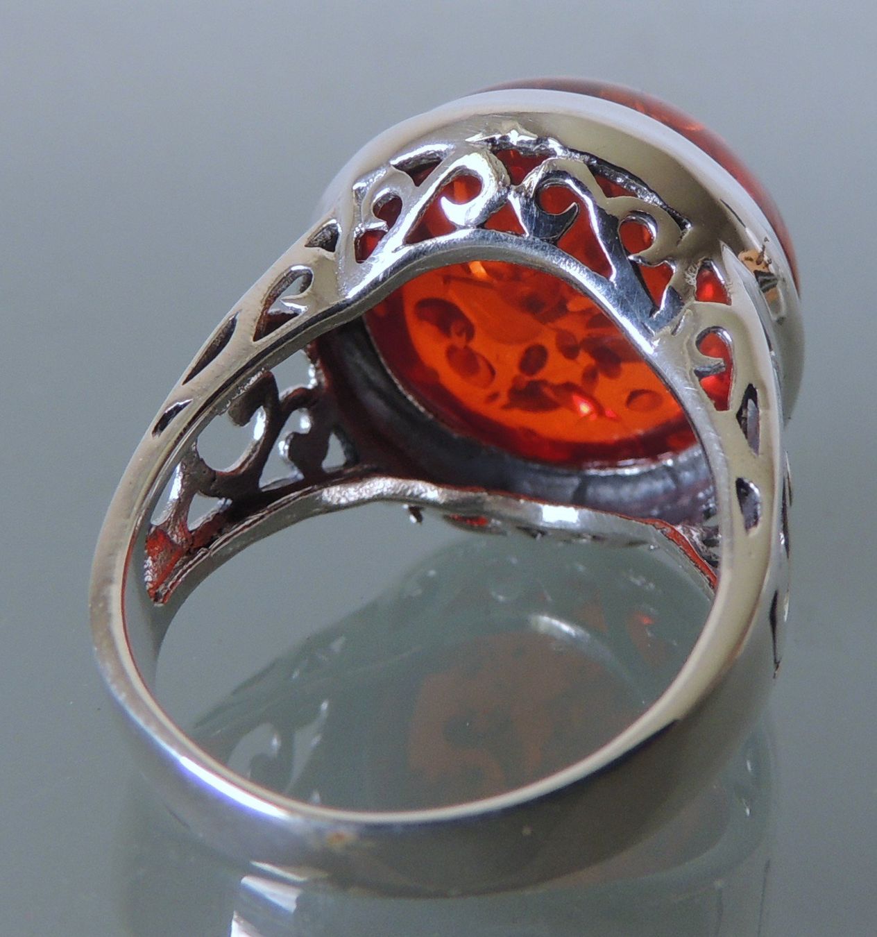Ringe: Silber 925 Bernstein Fingerring Gr. 58 – Neu und originalverpackt aus Waldenburg von schaller707 3