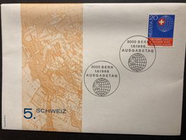 Schweiz 1966 Cachet+Stempel+Marke Ersttagsbrief 5.Schweiz