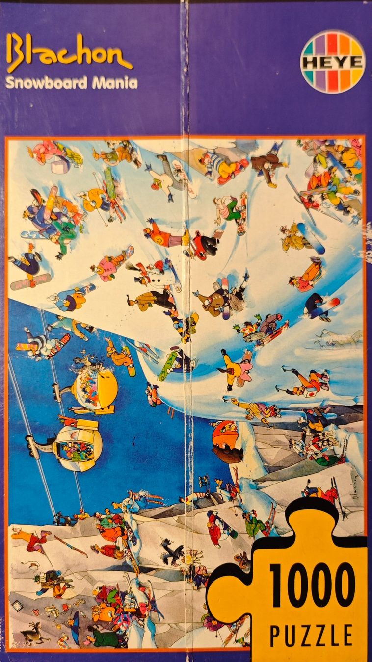 Heye Puzzle: Puzzle - Snowboard Mania, 1000 Teile – Usato da Aesch BL venduto da desi1991