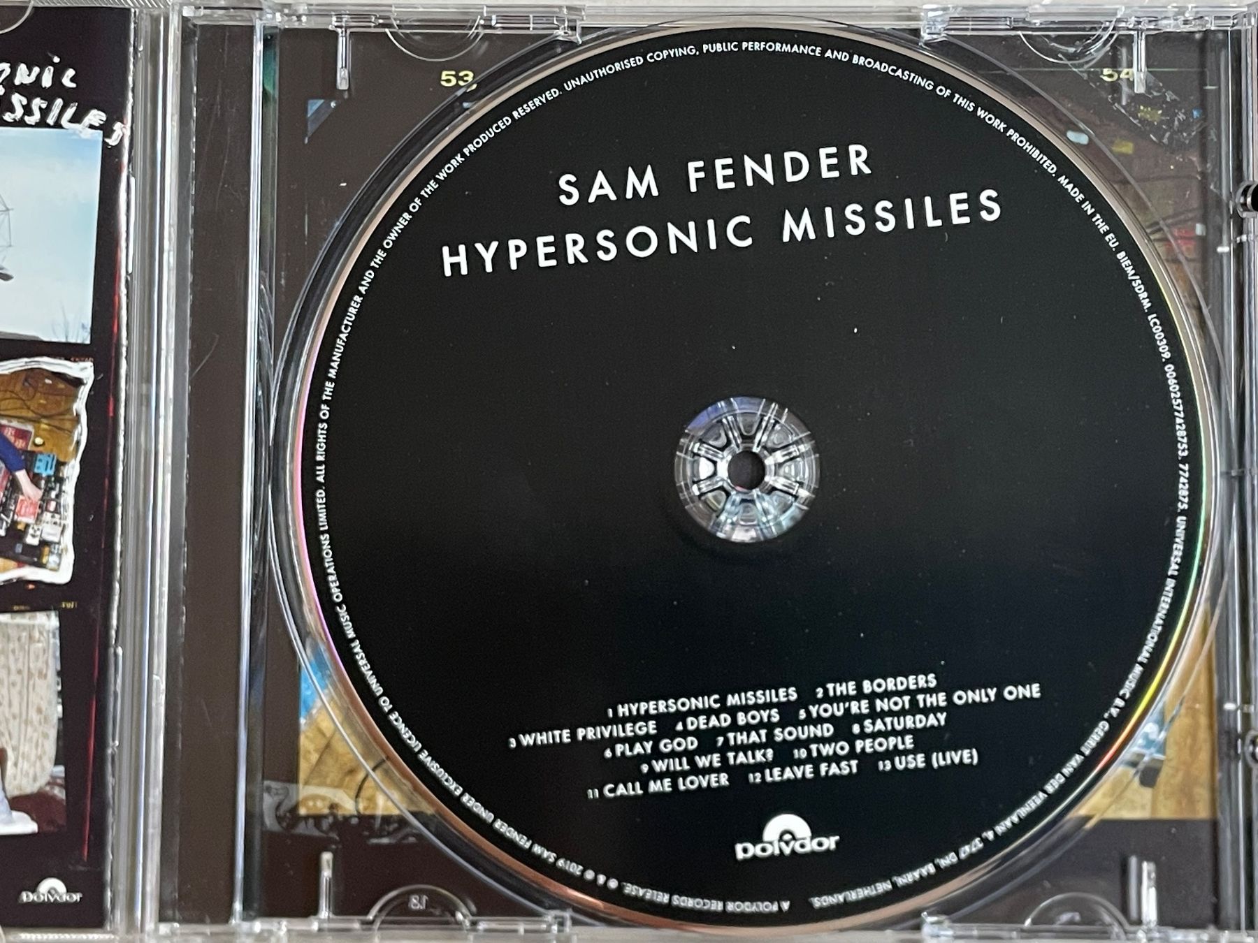 CDs: Sam Fender - Hypersonic – Gebraucht aus Muri b. Bern von AdidasCollector 3