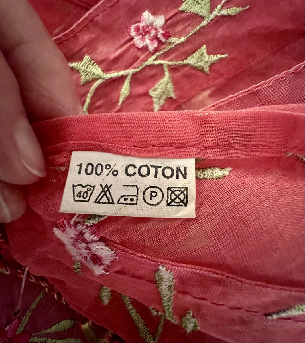 Altra biancheria da tavola: Belle nappe carrée organdi coton brodé fleurs 5 sets de tabl – Nuovo (secondo la descrizione) da Genève venduto da DELIRBEADS 6