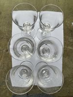 6er Set elegante Weingläser