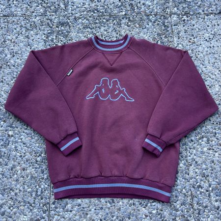 Vintage Kappa Burgundy Logo Sweatshirt