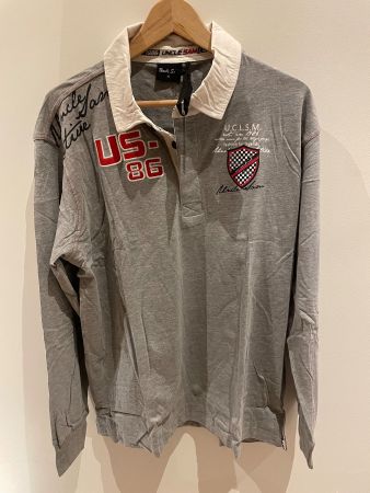 Roberto Geissini Herren Langarmshirt/Uncle Sam/Gr. XXL/OVP