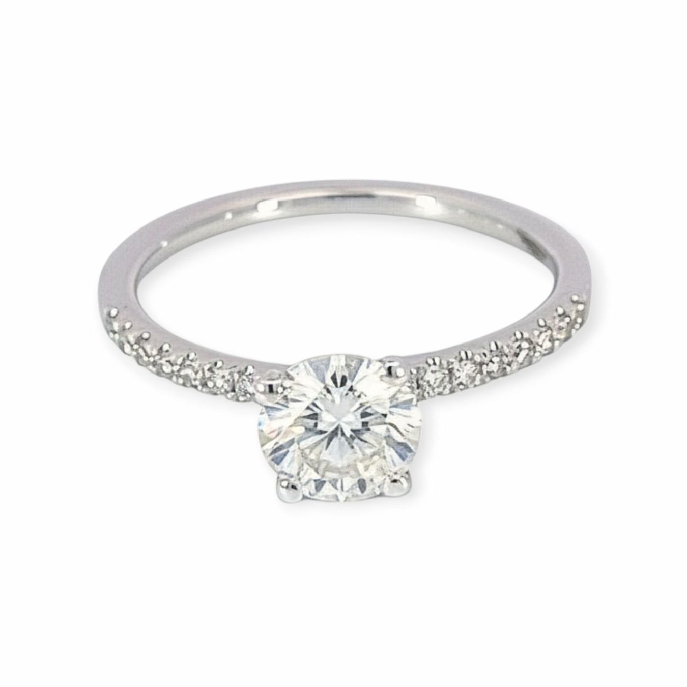 Anelli: Diamant-Ring 14k Weissgold 1,02ct – Nuovo e nell'imballaggio originale da Illnau venduto da Juwelier_Mahler_GmbH