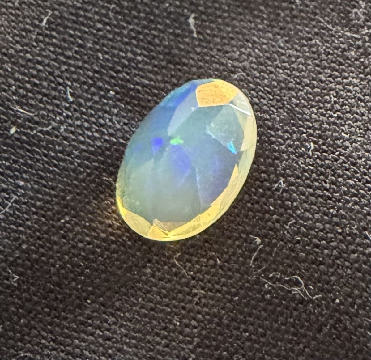 Edelsteine: Opal facettiert oval 8 mm  – Neu und originalverpackt aus Zürich von joyfulgrace