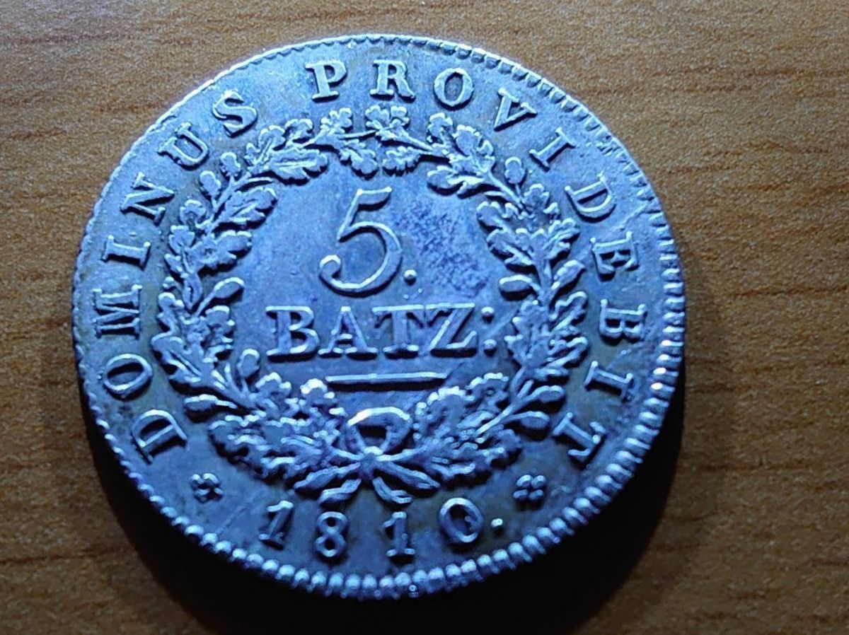 Tutti le monete: Bern: 5 Batzen 1810 ***top*** – Usato da Pfungen venduto da Aguti77 1