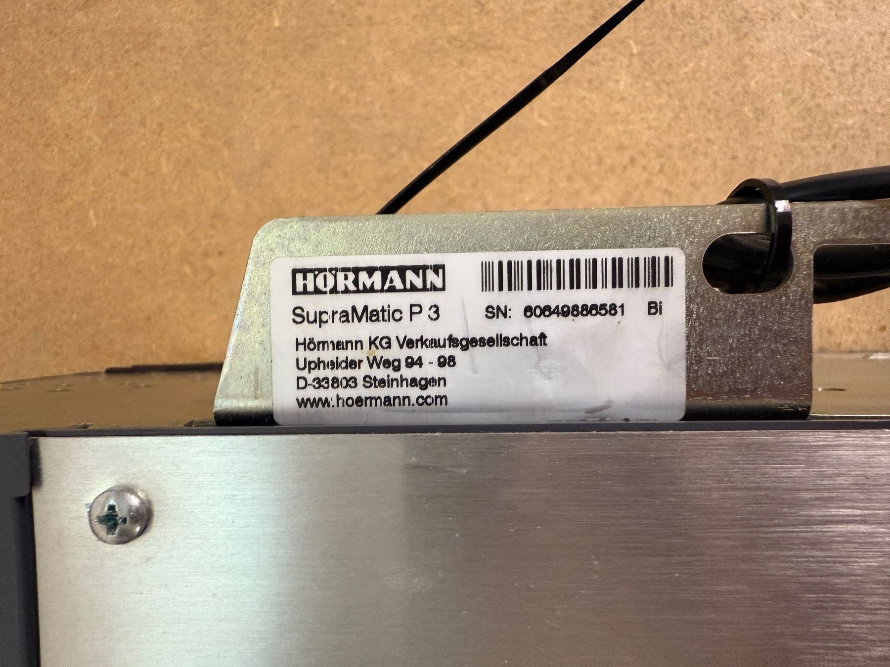 Hörmann Sonstiges Elektromaterial: Hörmann SupraMatic P3 Garagentorantrieb – Gebraucht aus Wolfwil von Inseider12 2