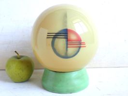 Kugellampe Glas Art Deco Lampe Deckenlampe Regent Vintage
