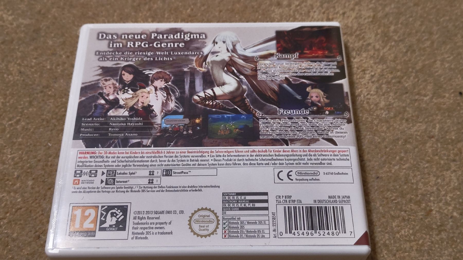 Nintendo Spiele: Bravely Default Nintendo 3DS Spiel  – Gebraucht aus Glattbrugg von har_jgc7 1