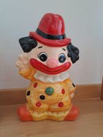 Keramikclown als Spardose
