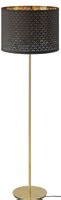 Elegante Stehlampe, schwarz-gold, top Zustand