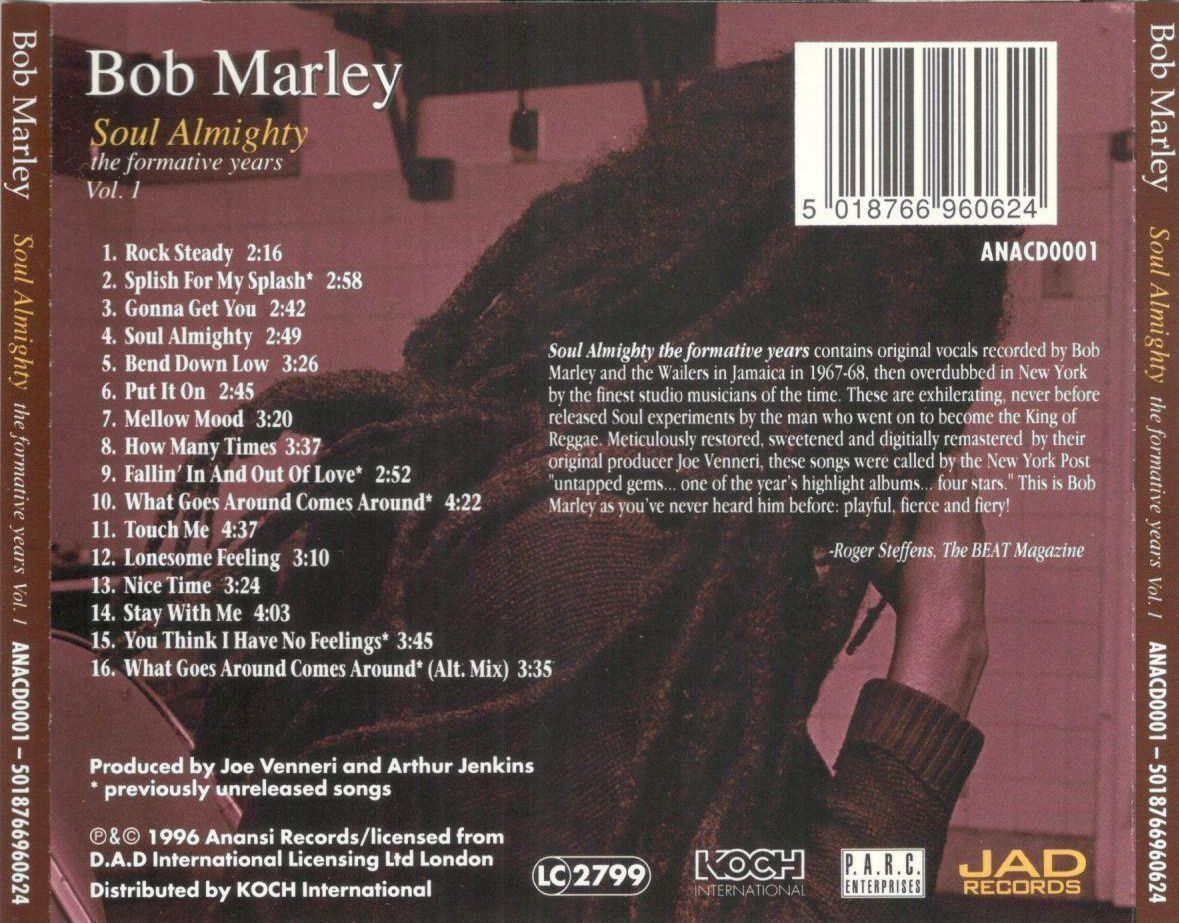 CD: Bob Marley CD Soul Almighty – Usato da St. Margarethen TG venduto da ursk10 1