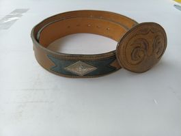 Noona Vintage Ledergürtel, Grösse 30