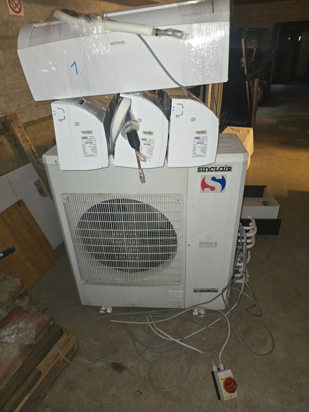 Condizionatori: Sinclair Klimaanlage mit 4 Innengeräten – Usato da Schachen LU venduto da Saubandi