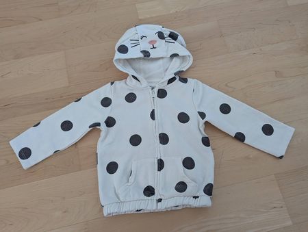Kinder Kapuzenjacke mit Punkten Fred & Flo Gr.80