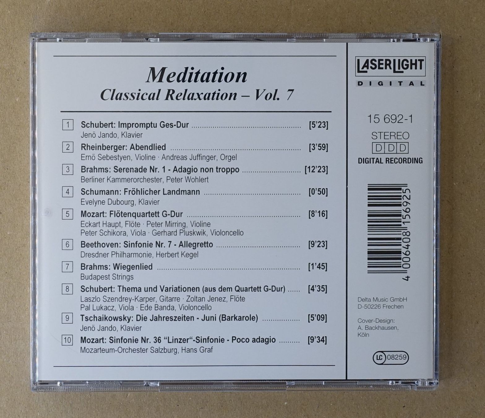 CD: Meditation - Classical Relaxation - Vol. 7 - F24 – Usato da Sessa venduto da fraenklishop 1