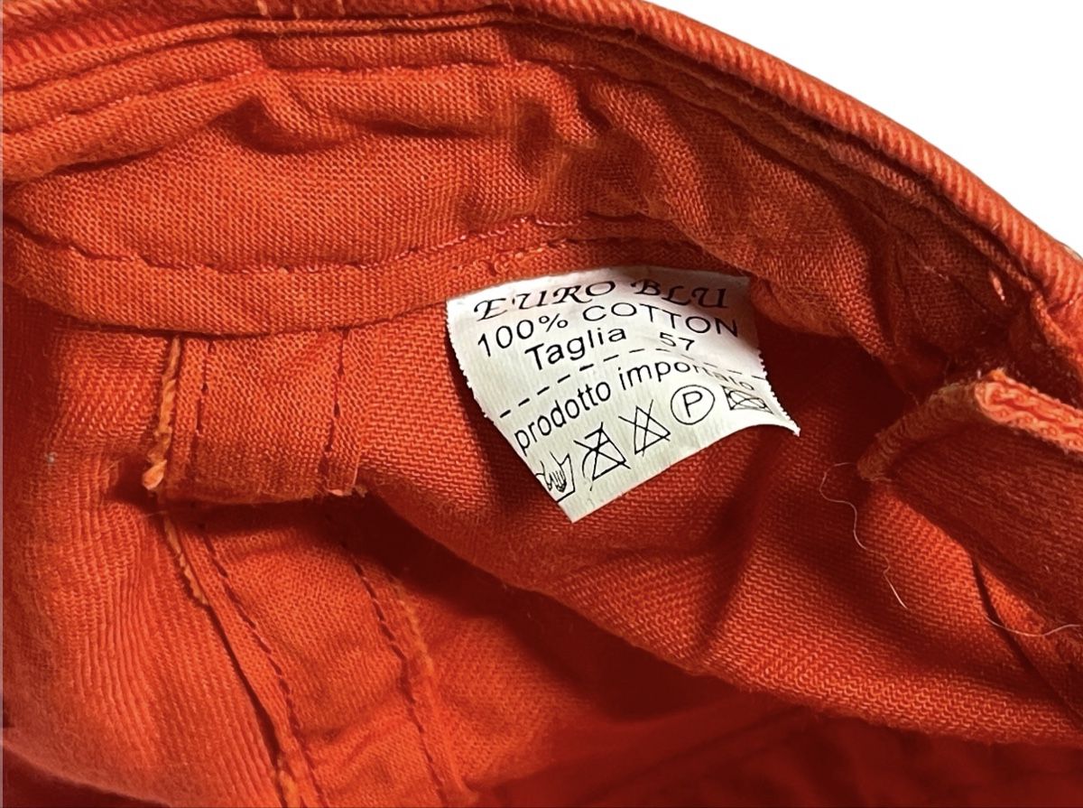 Copricapi, berretti & cappellini: Kappe Damen, rot mit Strass "Bingo" - Gr. 57, Baumwolle – Usato da Luzern venduto da woti-shop 8