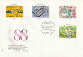 1988 Sonderpostmarken II ET - Vollstempel
