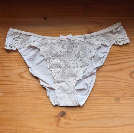 Slip weiss/crème, Gr. 36/38