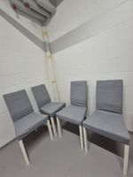 4x IKEA KÄTTIL Esszimmerstühle - grau / weiss - VB