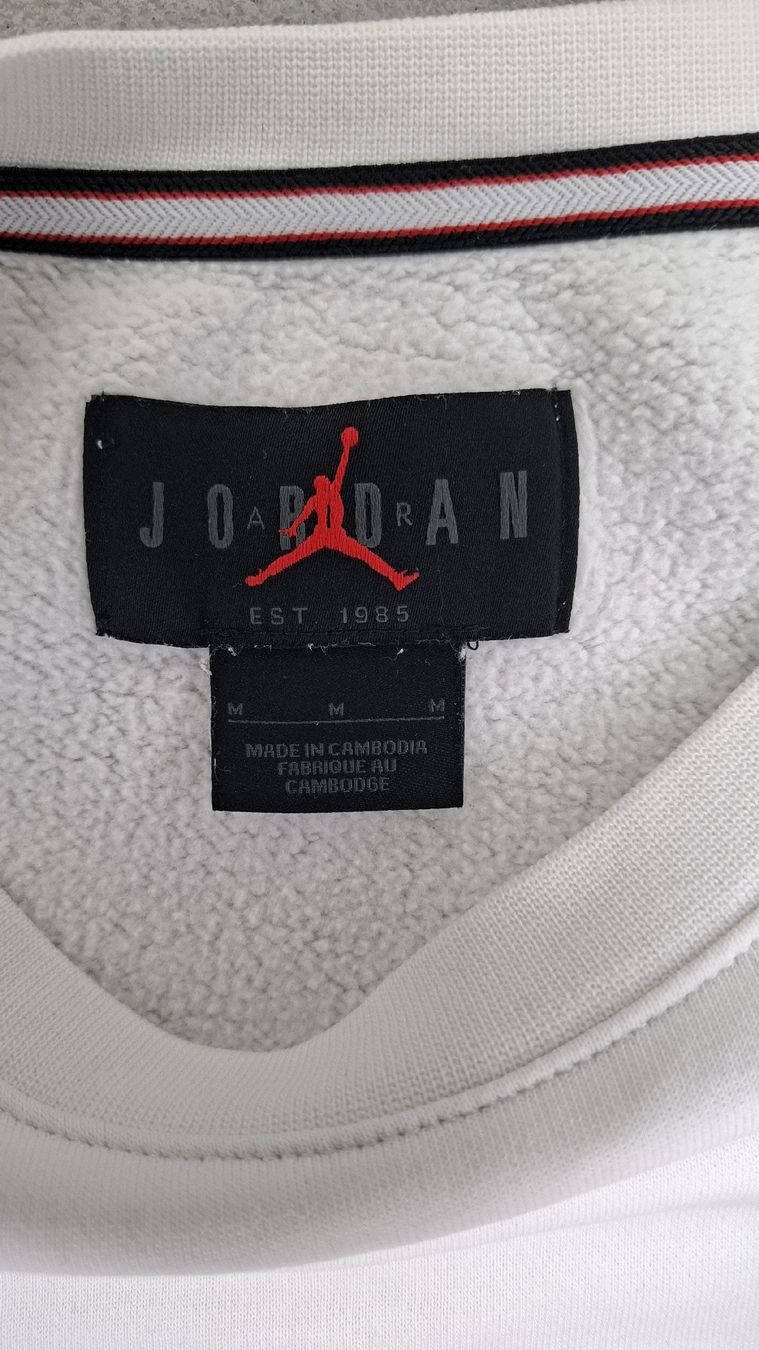 Jordan Maglioni & Felpe: Pull Jordan blanc, taille M, idéal pour l'automne! – Nuovo (secondo la descrizione) da Le Landeron venduto da rue_k9kg 1
