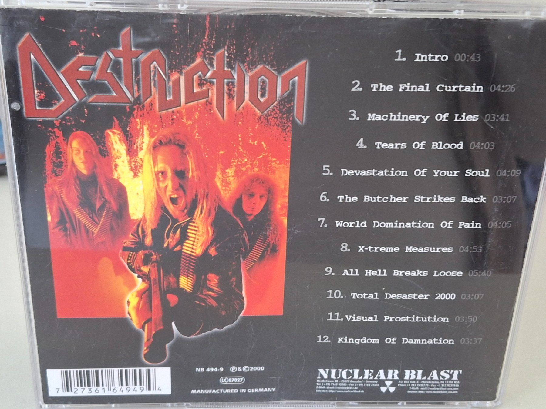 CD: 2CD CD Destruction - All Hell Breaks Loose - Special Edition – Usato da Aarberg venduto da Jackup1 1