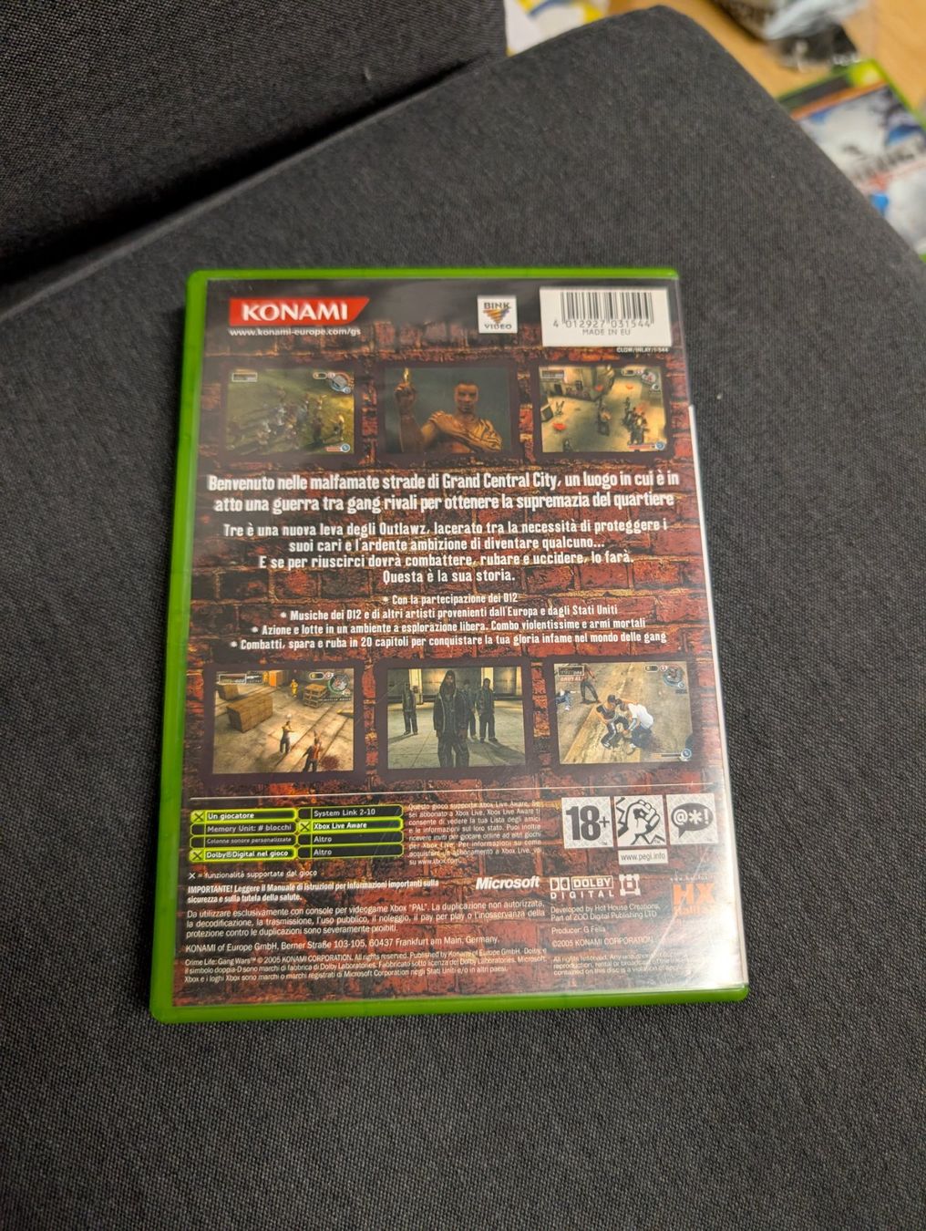 Jeux: Crime life gang wars Microsoft xbox – D'occasion à Giubiasco par Ticinerd 1