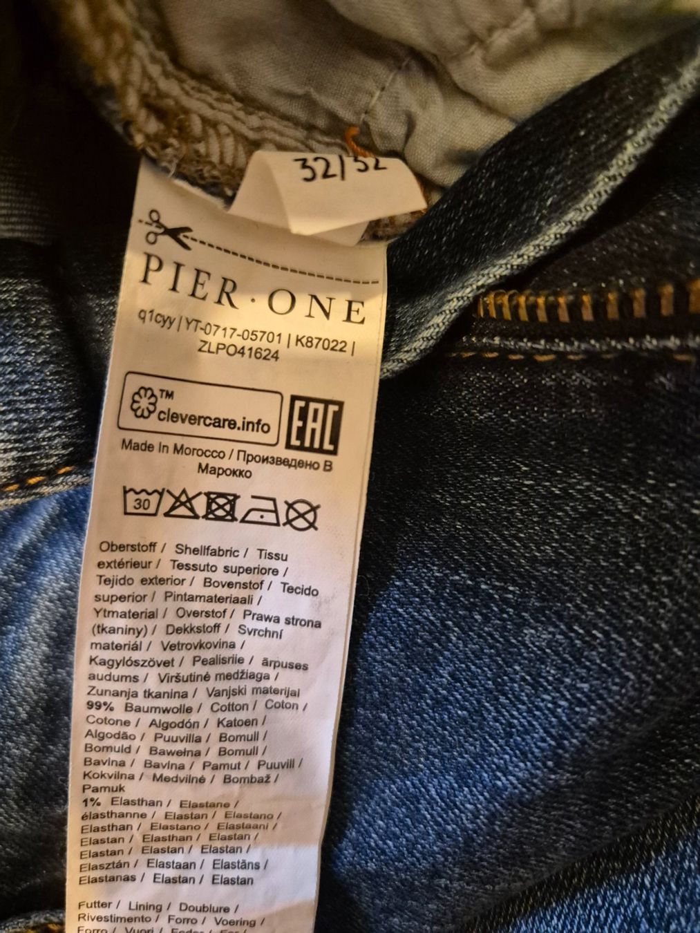 Jeans: Jeanshose "Pier one" (Grösse 32|32) – Gebraucht aus Gams von tischi97 3