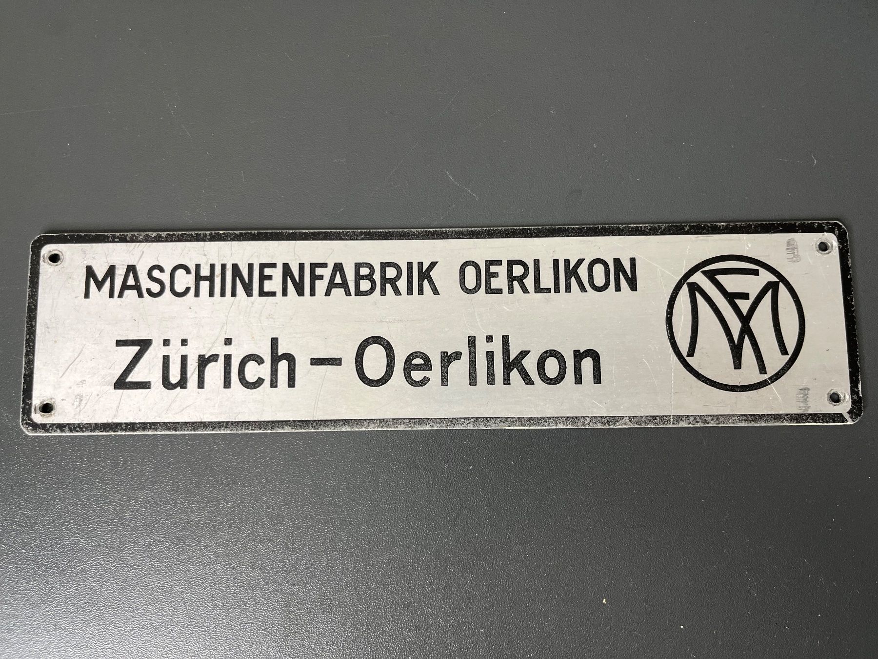 Insegne: Bahn- & Tram-Schilder Sammlung – Usato da Otelfingen venduto da Yossi-68 6