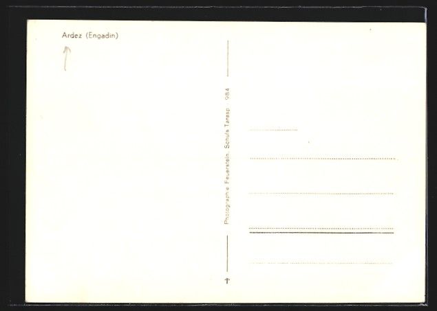 Cartoline postali: AK Ardez, Ortsansicht, Turm, Panorama – Usato da Berlin venduto da bartko-reher 1