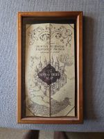 Harry Potter Marauders Map(Karteder Rumtreiber)in Holzrahmen