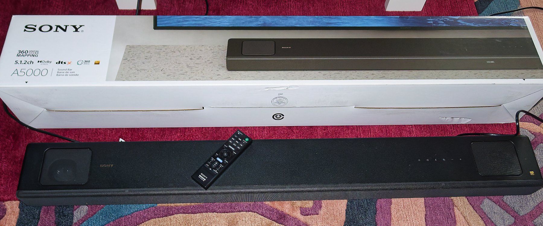 Sony Home Cinema: Soundbar SONY HT-A5000  teildefekt – Difettoso da Aristau venduto da Curtis11 1