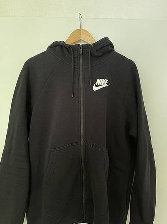 Schwarzer Zip Hoodie  Nike | Grösse XL