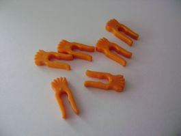 Playmobil - 6 Wäscheklammern, orange