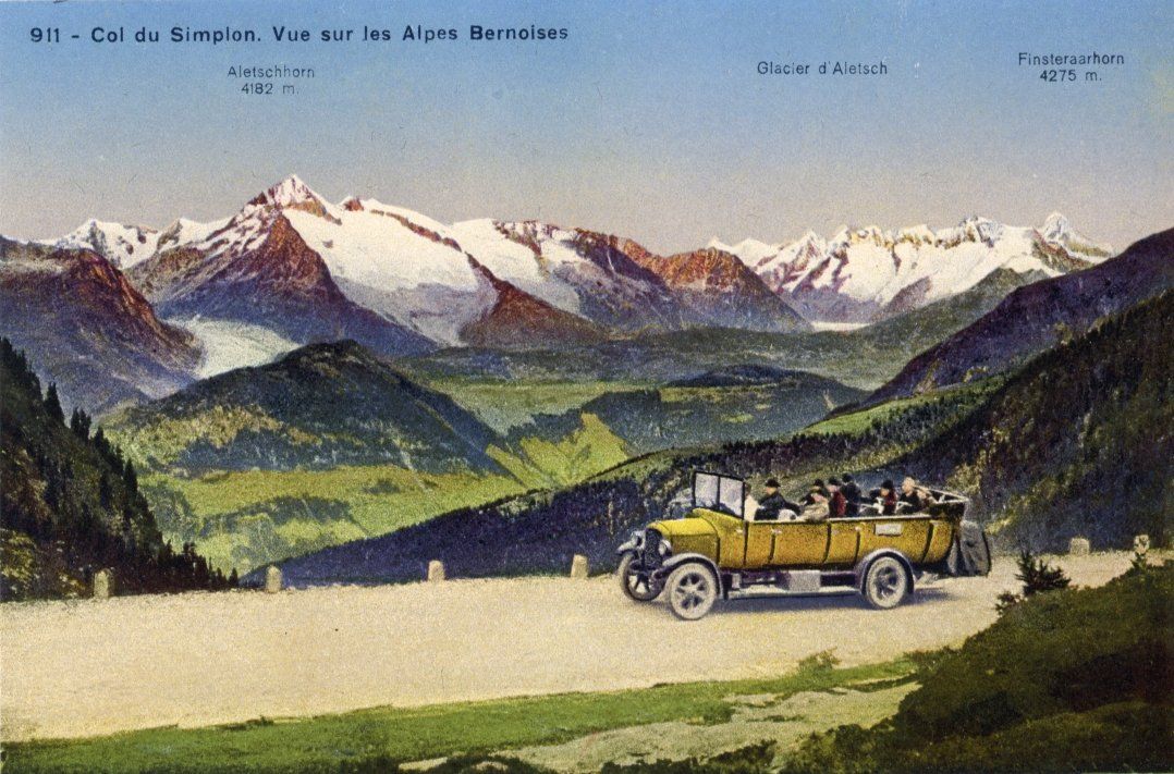 Ansichtskarten: Simplon - Strasse   VS       4  diverse Karten – Gebraucht aus Brig von Valcards54 1