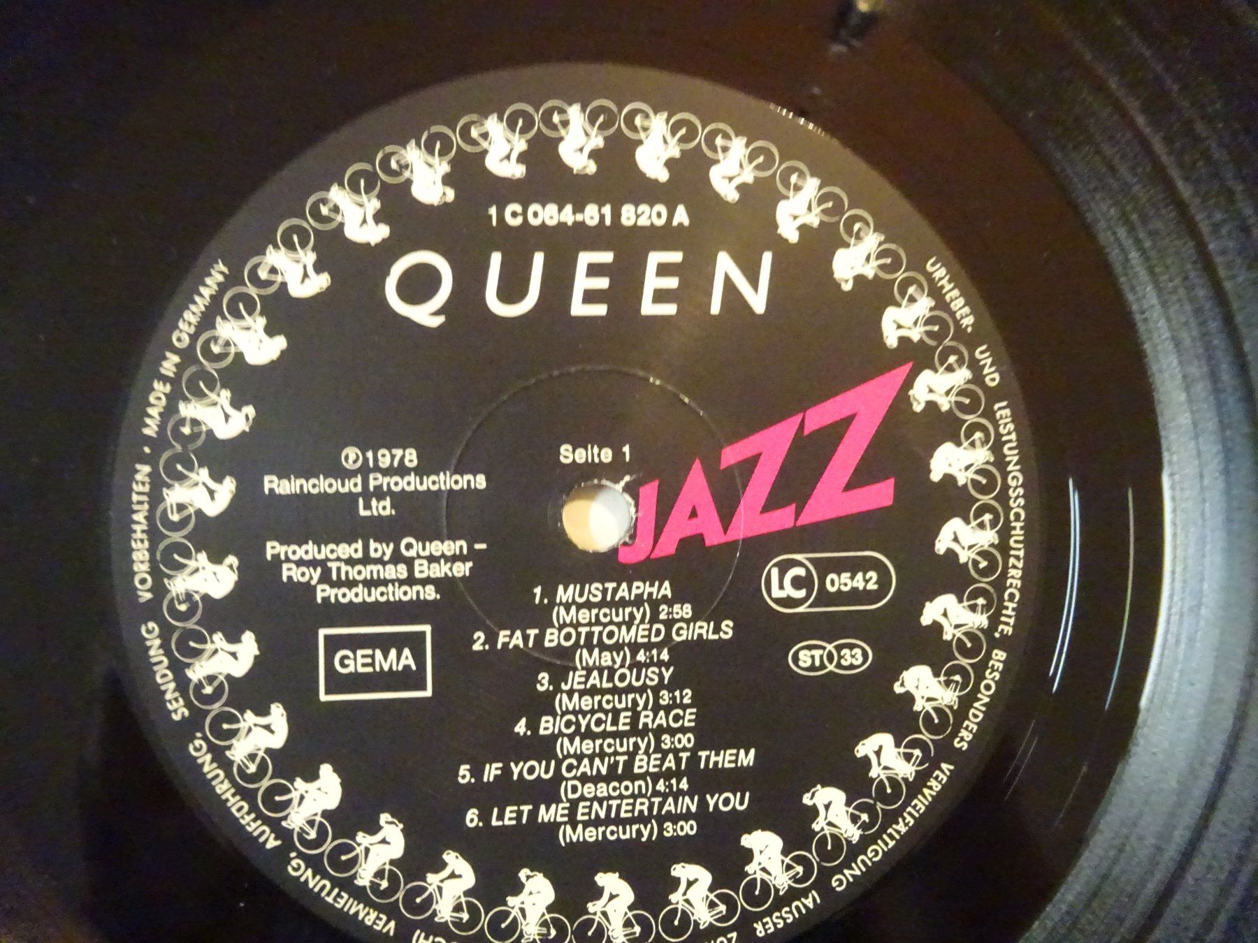 Dischi in vinile: QUEEN ** JAZZ ** EXCELLENT ** POSTER – Usato da Luzern venduto da xrayspex99 6