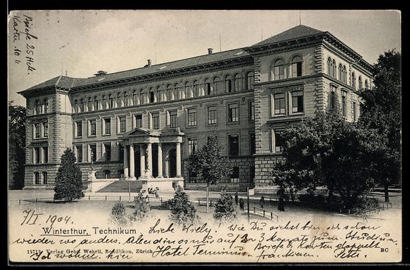 Ansichtskarten: AK Winterthur, Technikum – Gebraucht aus Berlin von bartko-reher