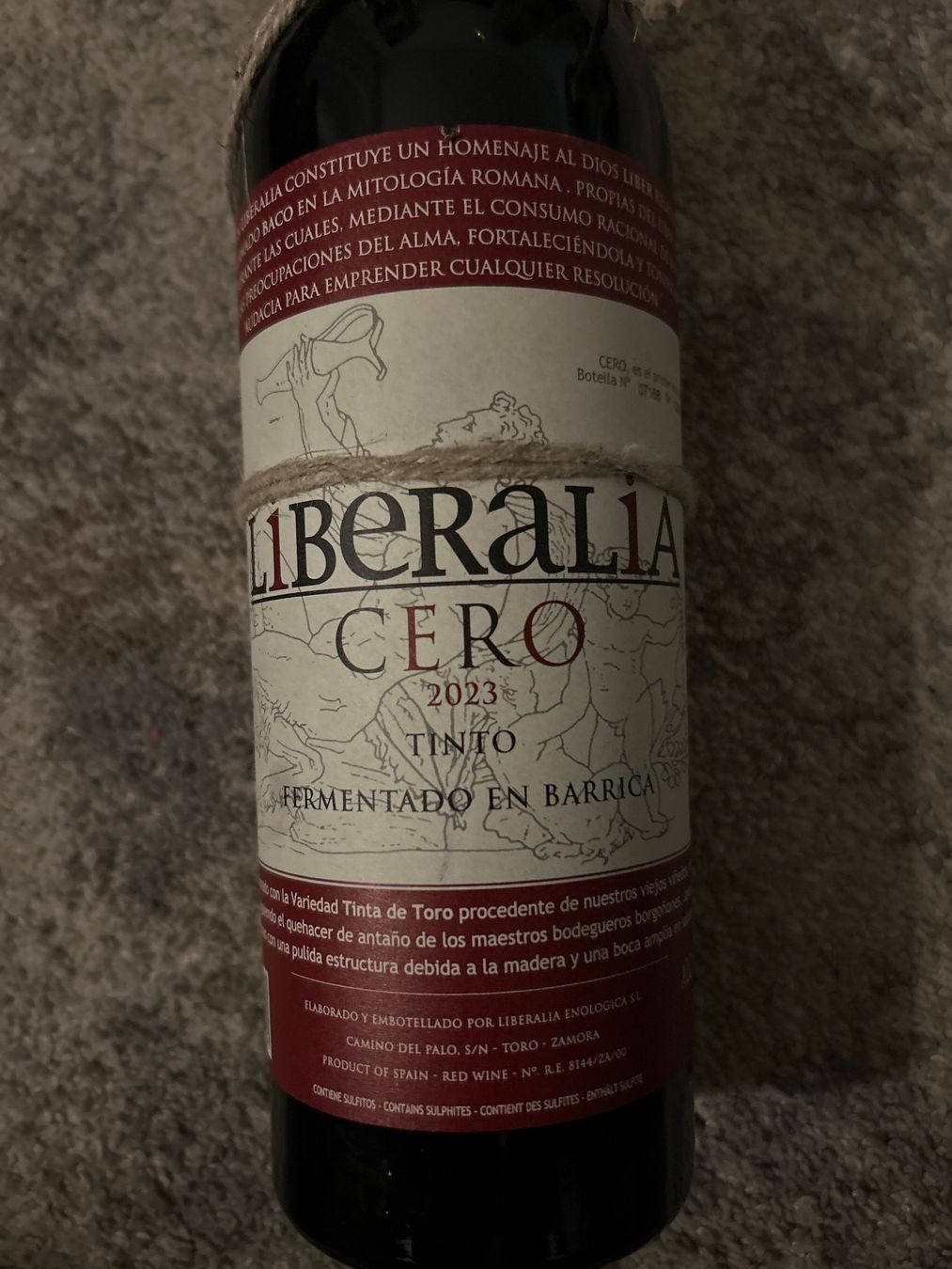 Wein: Liberalia Cero 2023, Spanien – Gebraucht aus Thalwil von eng_yys6 2
