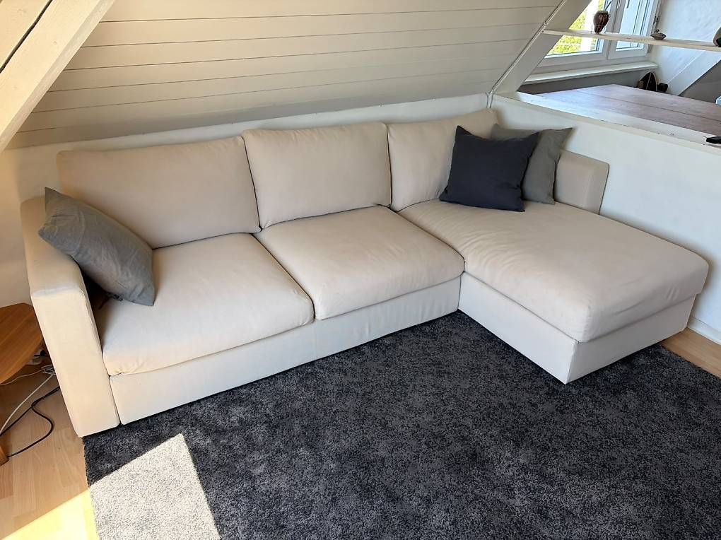 Sofas: Ikea Vimle  3er-Bettsofa mit Récamiere, Gunnared beige – Gebraucht aus Zürich von Naemizi 1
