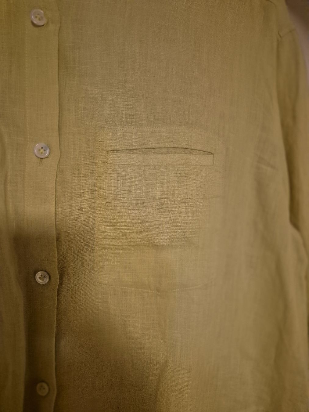 Robert Friedman Vestiti: Robert Friedman Hemdblusekleid Gelb/Limette Leinen Grösse L, – Nuovo (secondo la descrizione) da Herrliberg venduto da SELENONAUTKA 3