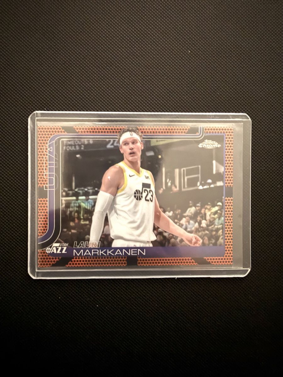 Topps Sammelbilder & Trading cards: Lauri Markkanen Orange Fractor – Neu (gemäss Beschreibung) aus Lenzburg von fastbreakcards