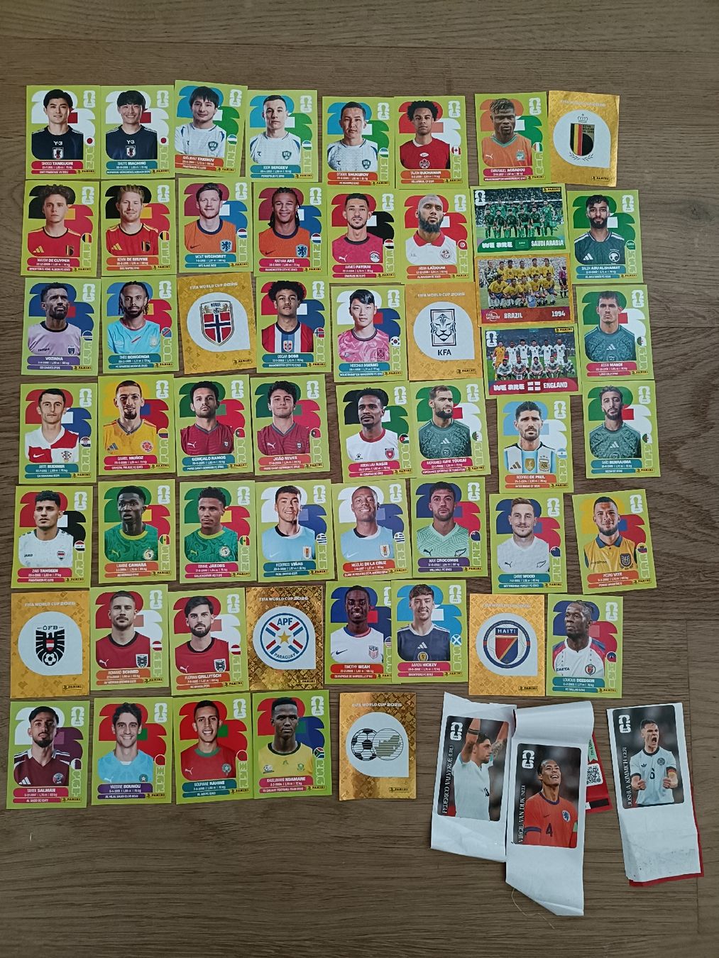 Panini Sammelbilder & Trading cards: 57 Stück Panini, keine Doppelten – Gebraucht aus Winterthur von meci02