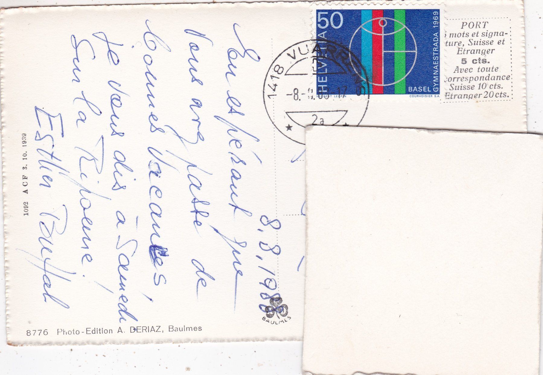 Cartoline postali: Vuarrengel – Usato da Herisau venduto da Lisegrat2008 1