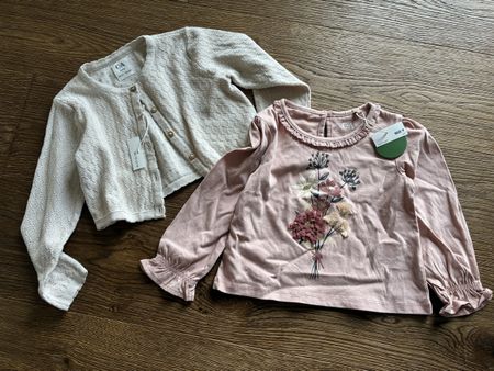 C&A Shirt und Jäckchen für kleine Mädchen in Größe 92 NEU