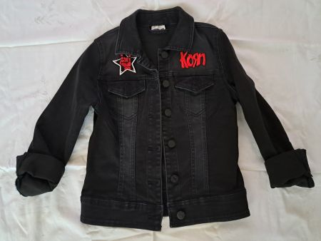 Jeansjacke mit Patches